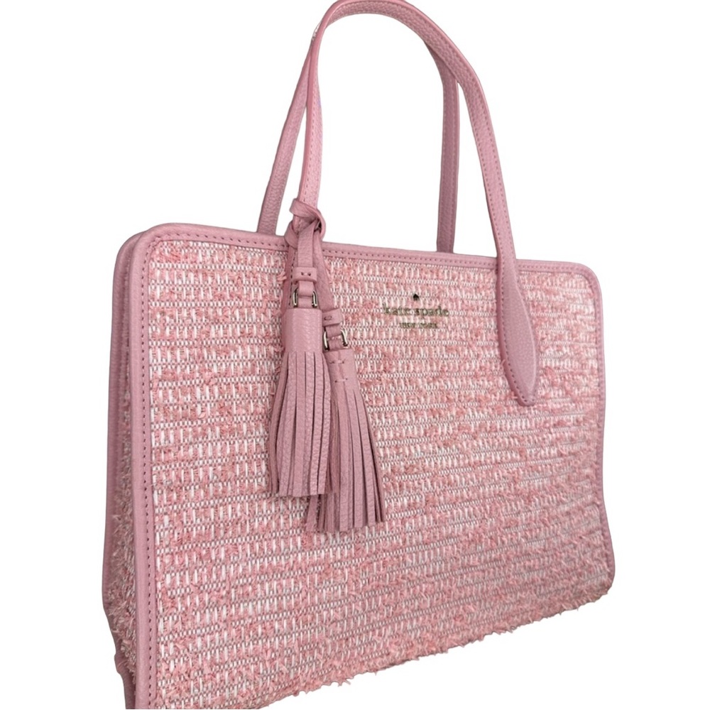 KATE SPADE - Rowe Summer Tweed Medium
Top Zip Satchel - Picture 2 of 14